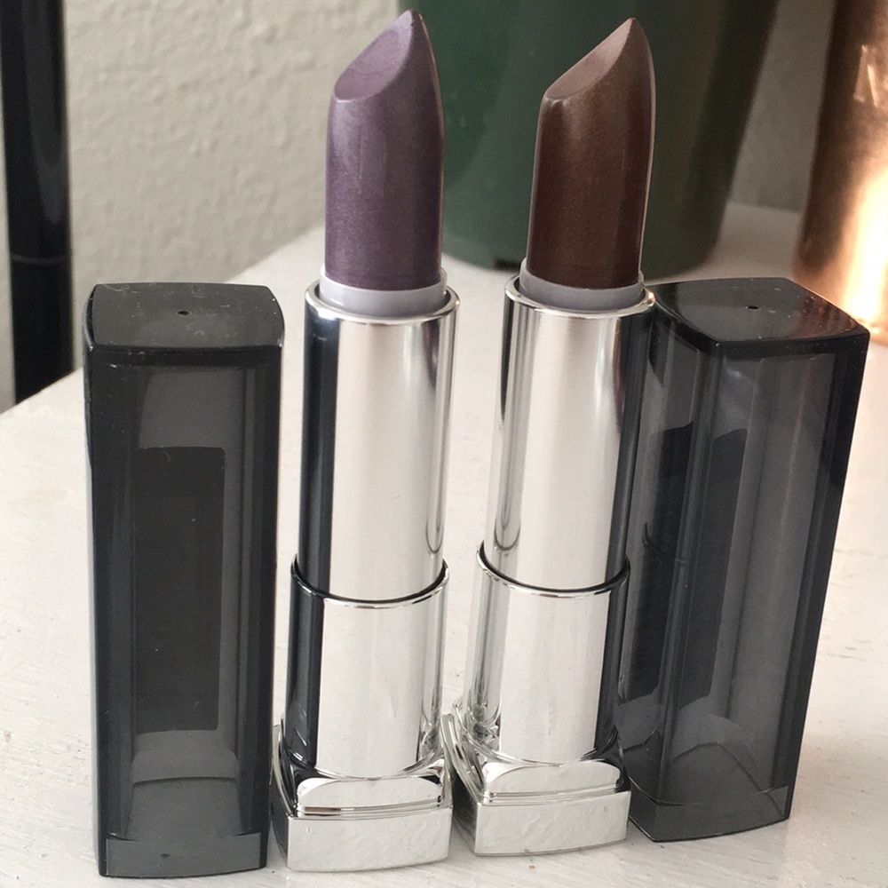 ❌ SOLD ❌ maybelline metalic lipsticks bundle